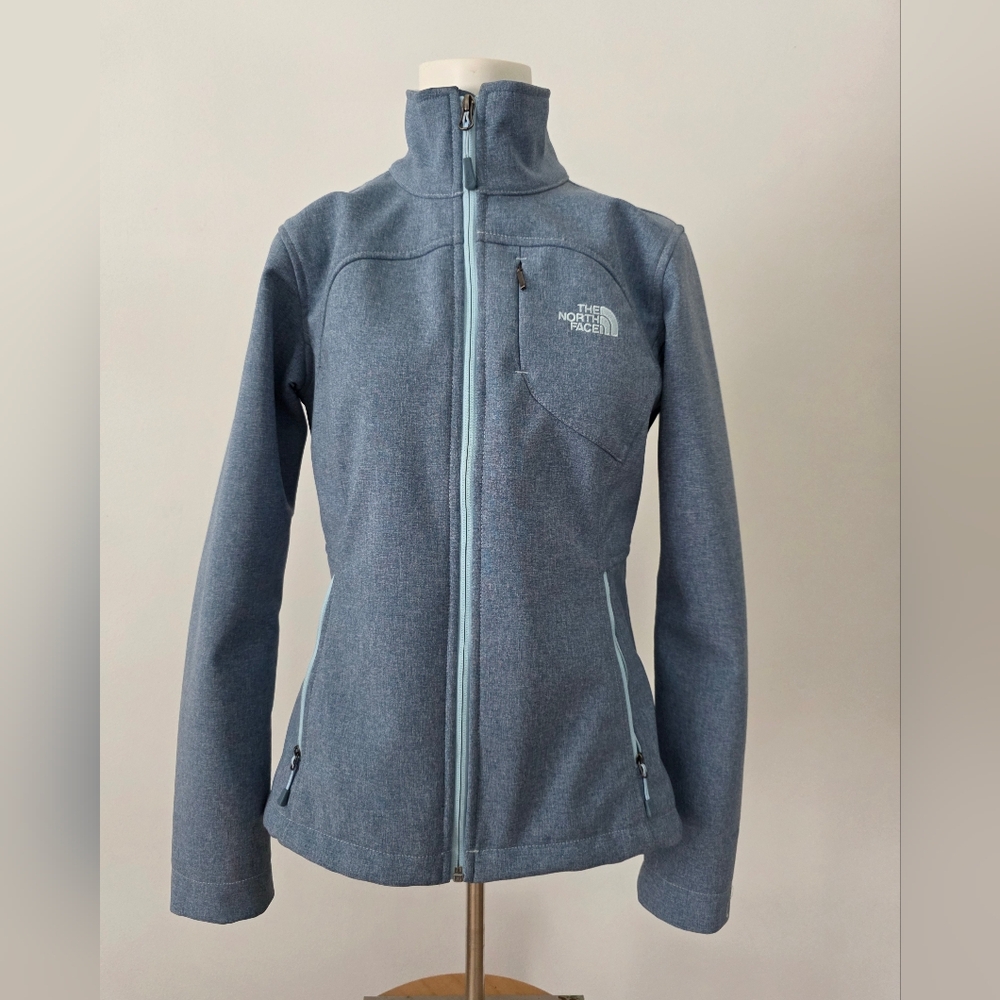The North Face Women's Light Blue Fleece Jacket Size S/P - Picture 2 of 5